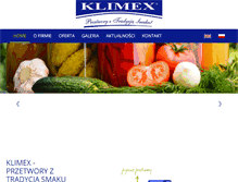 Tablet Screenshot of klimex.biz